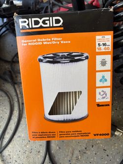 Rigid shop vac filter brand new