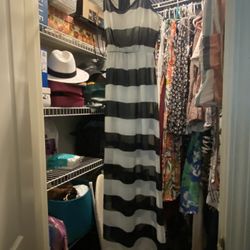 Black/white Cami Dress