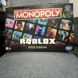 Monopoly Roblox 2022 Edition Family Board Game Night Classic Strategy COMPLETE
