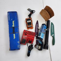 Electronics & Household items sold together as-is. One single price,Great for someone who enjoys reselling at Swap Meets or Flea Markets. Lot # 1