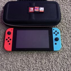 Nintendo Switch, Case, Super smash Bros, And 2k 24