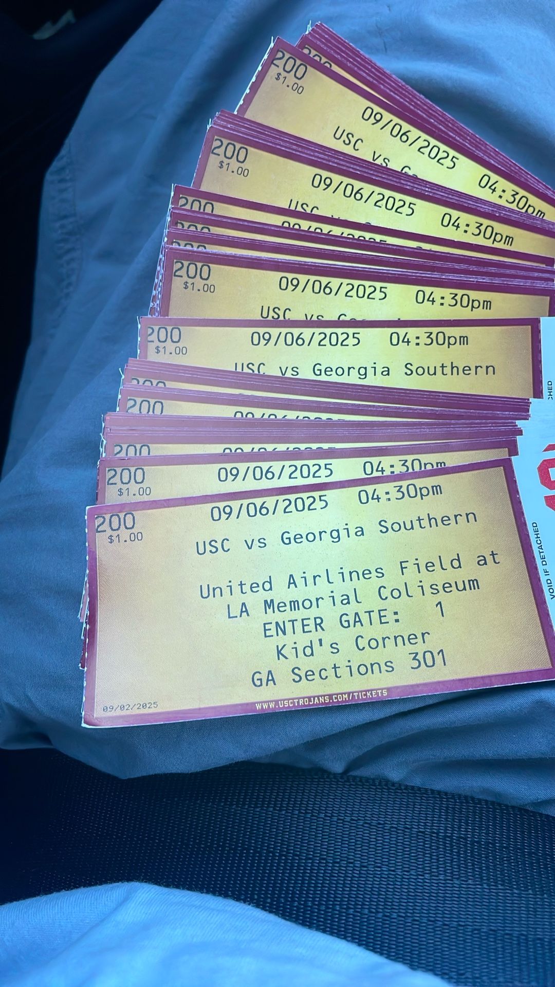 USC vs GEORGIA SOUTHERN 