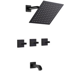 3 Handle Tub and Shower Faucet Set