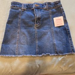 FabKids Brand New Denim Skirt - Girls 10
