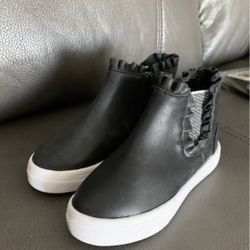 Girls black Wonder Nation sneaker booties 10 Brand new with tags