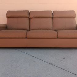 Leather Couch Sofa 