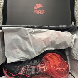 Nike Air Foamposite One Stranger Things Size 12 BRAND NEW