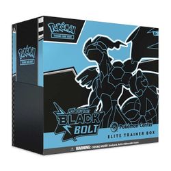 Pokemon Black Bolt Poke Center ETB Elite Trainer Box