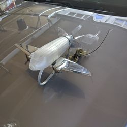 Frosted Glass Airplane Lamp $75 O.B.O