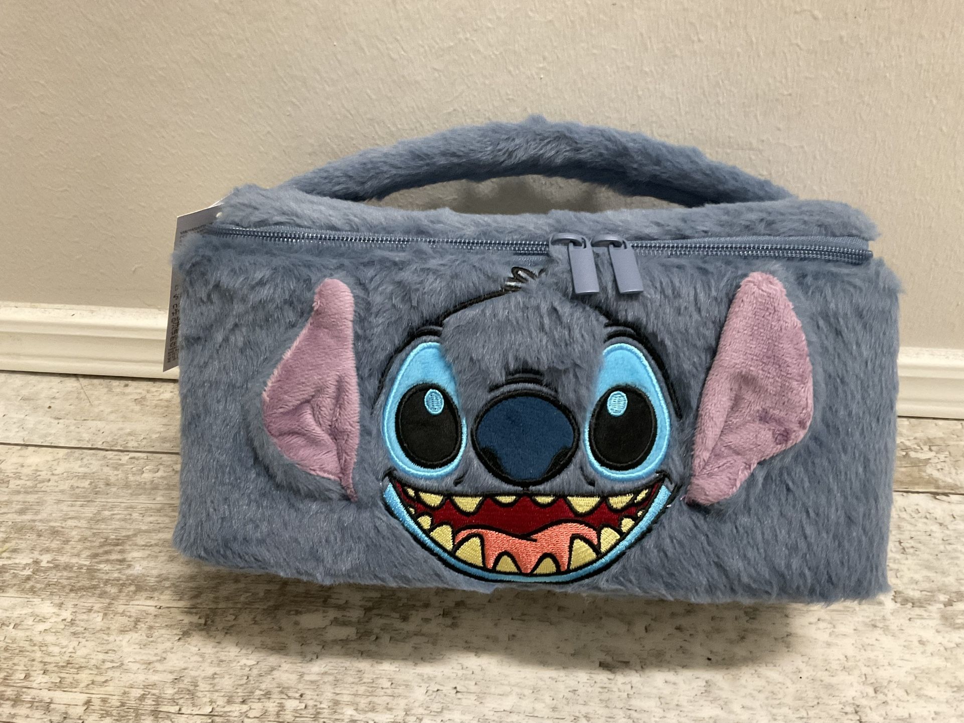 NWT Disney Parks Stitch Cosmetic Bag