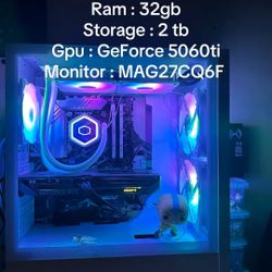 Gaming Pc With Monitor 