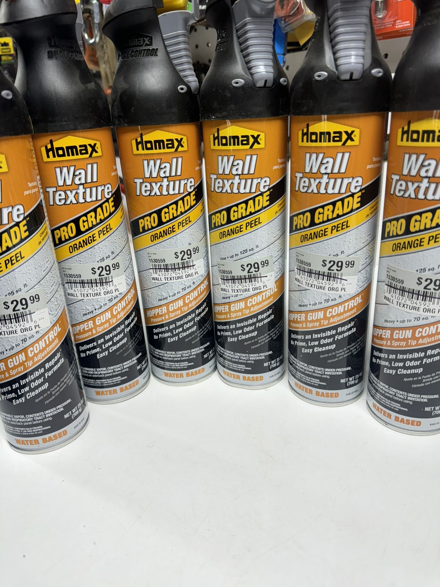 (5) Homax Wall Texture Orange Peel New. $25 Take All. Must Pickup.