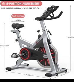 TRYA Indoor Exercise Bike – Heavy Duty Flywheel & Silent Belt Drive