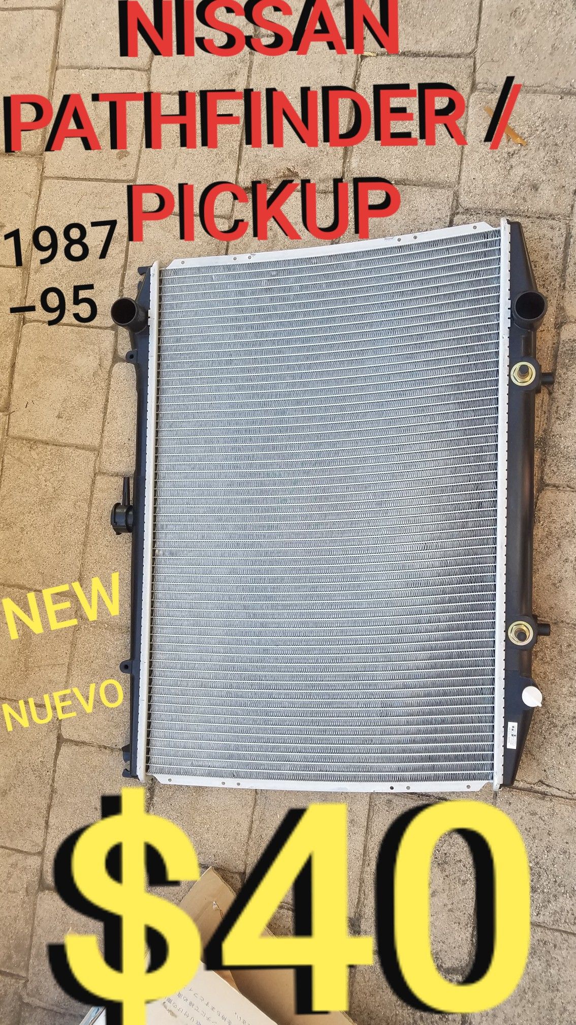 NISSAN pathfinder truck radiator new