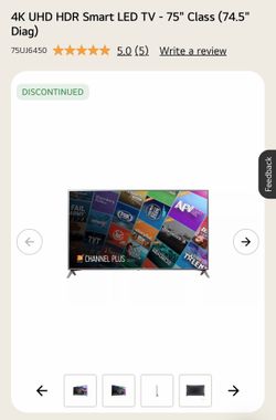 4K UHD HDR Smart LED TV - 75" Class (74.5" Diag)