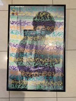 Art - Lenny Kravitv Framed Pictured “Remastered By Art”