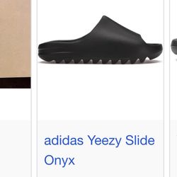 LOW PRICE MOVING- ADIDAS YEEZY ONYX SLIDES SHOES 