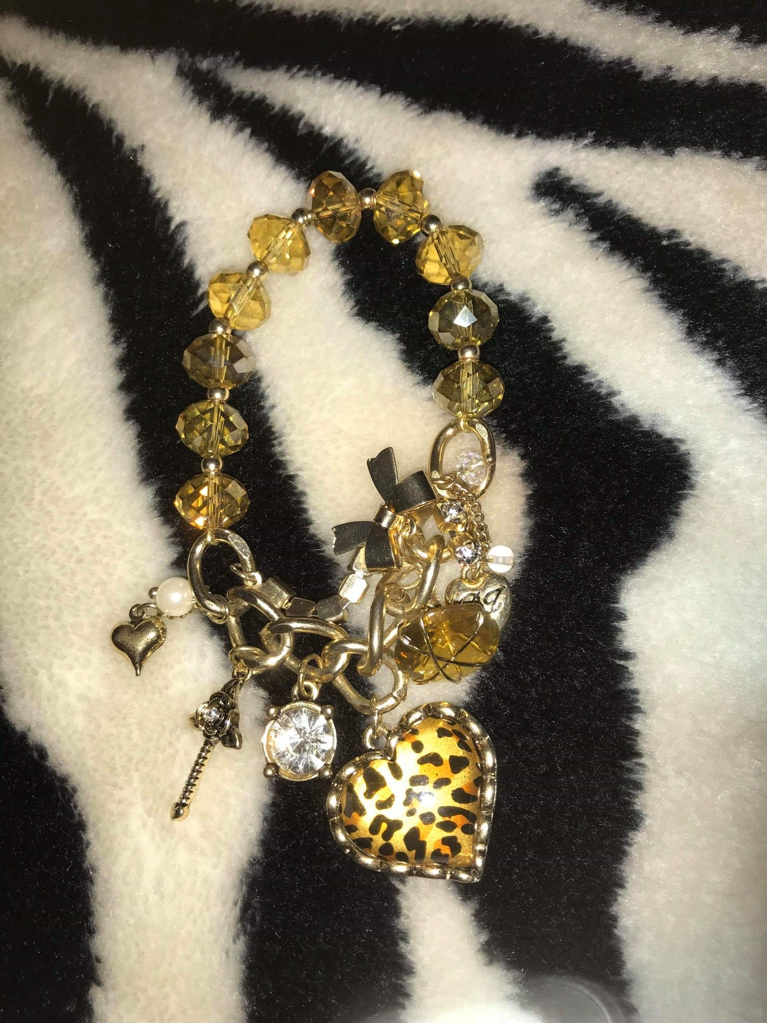 Betsy Johnson charm bracelet