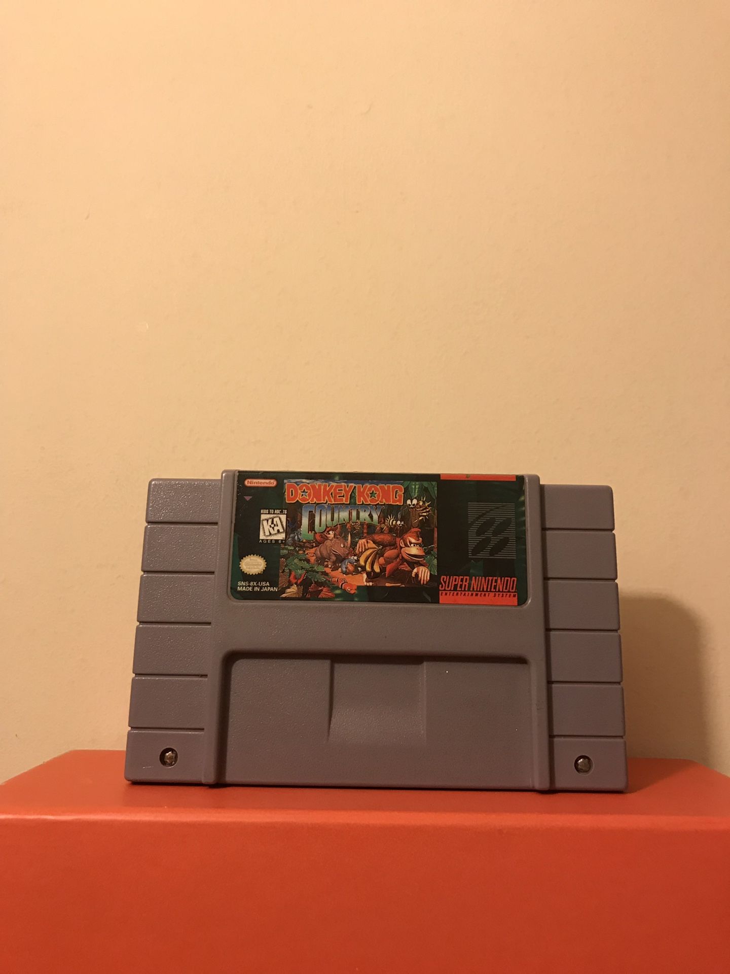 Super Nintendo Game:Donkey Kong Country Plays Fine Good Condition