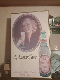 Vintage Yuengling Chesterfield Ale store display