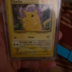 Yellow Cheeks Pikachu  