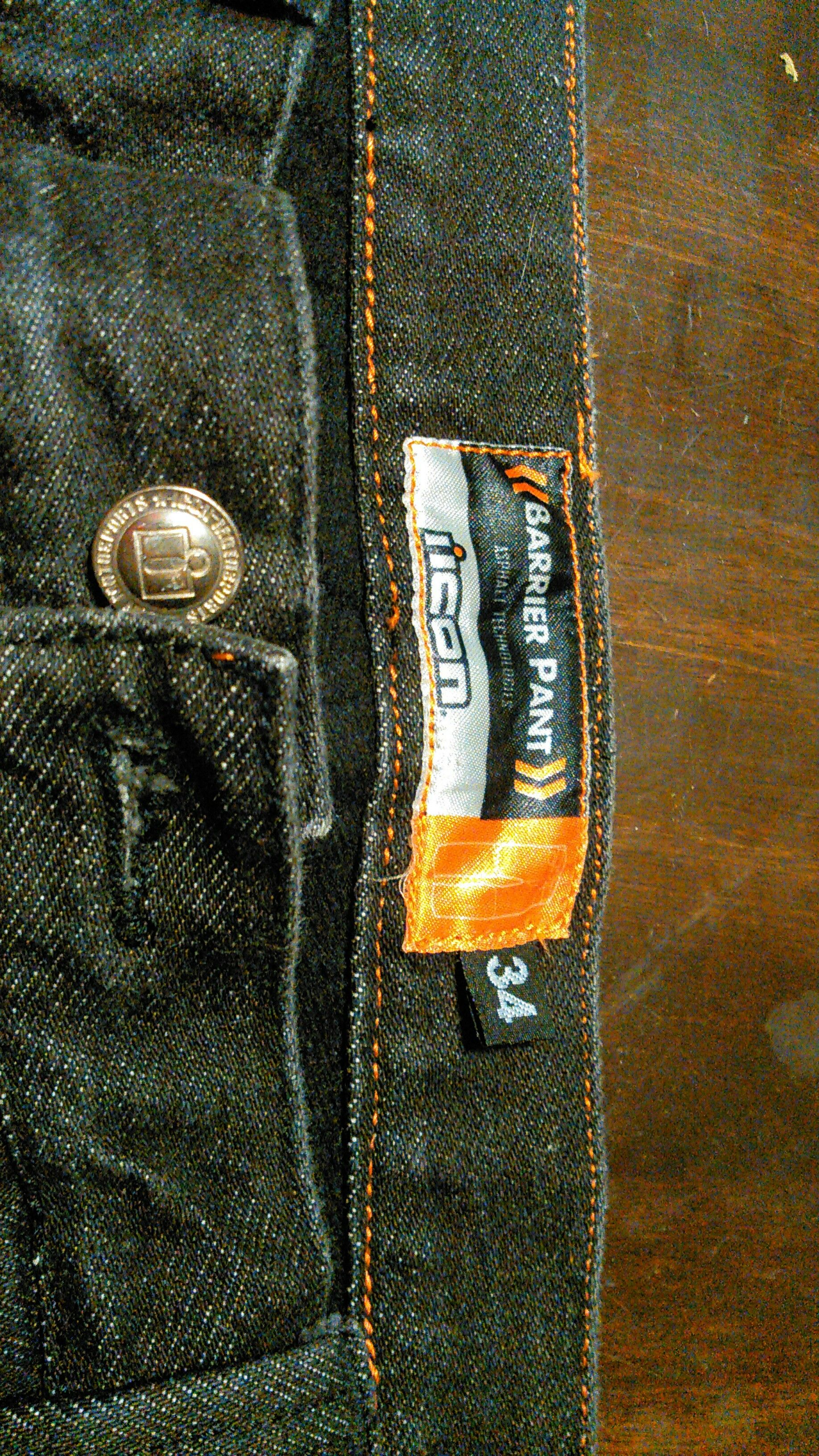 size34 Icon motorcycle jeans barrier asphalt technology