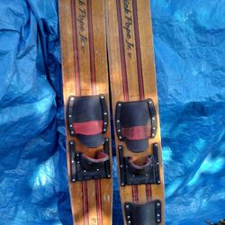 Vintage Dick Pope Skis