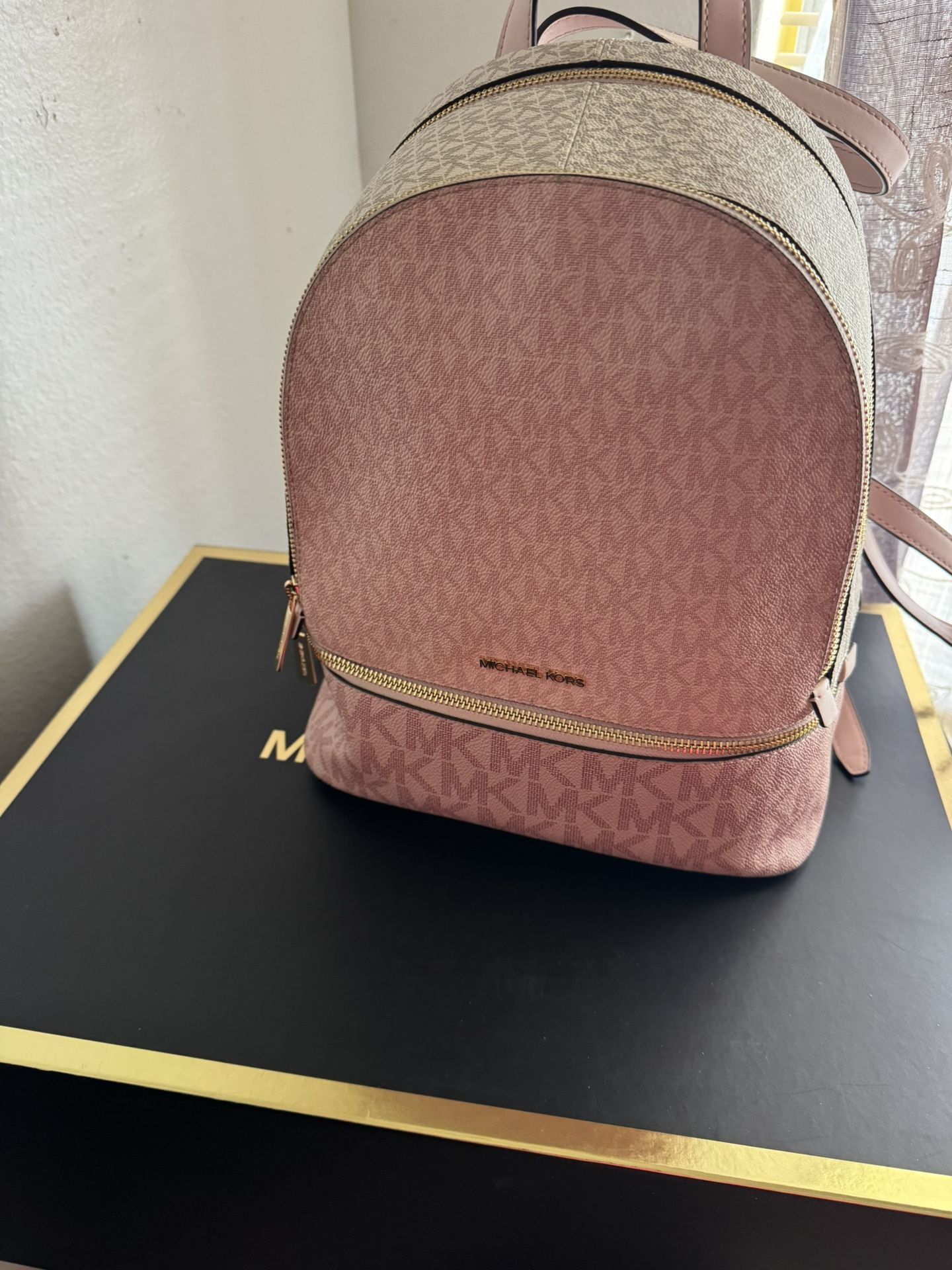 Micheal Kors Backpack And Wallet Bundle