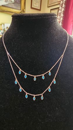 925 sterling silver opal necklace