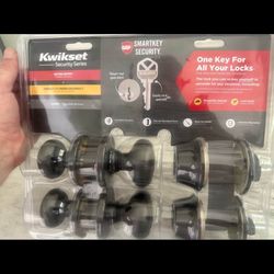 Venetian Bronze Quickset Smart Locks– Knob And Deadbolt Double Pack