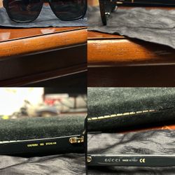 Gucci Square Monochromatic Sunglasses