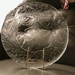 2-DIFFERENT “VINTAGE CRYSTAL CHRISTMAS PLATES”...