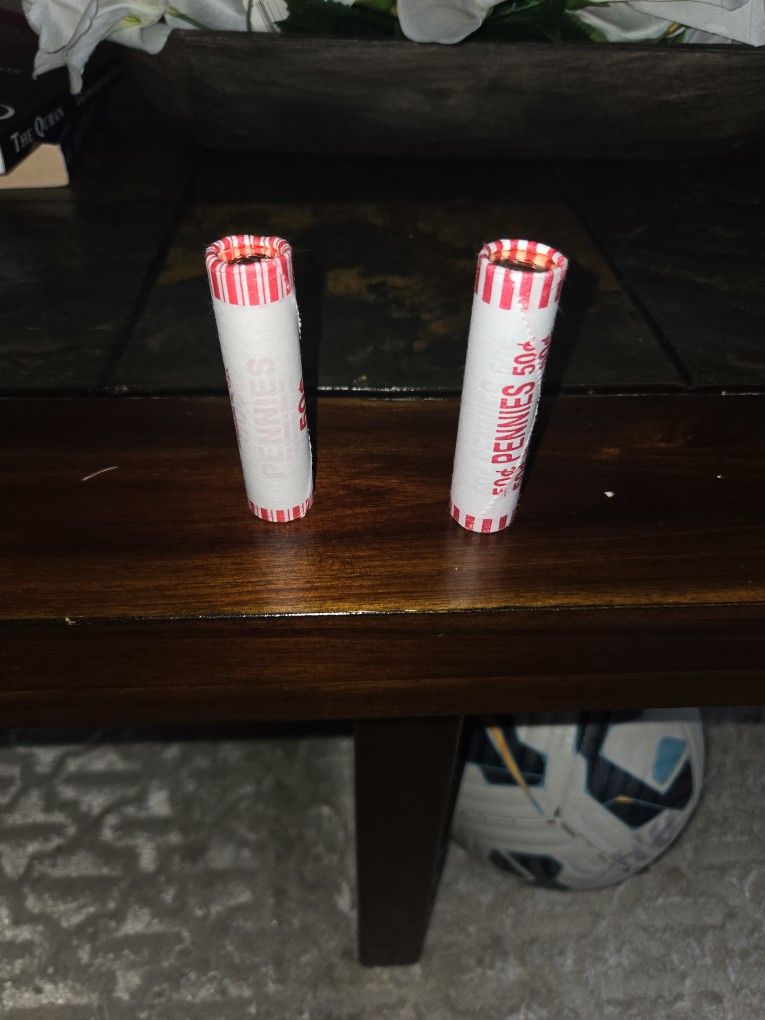 2024-2025 Penny Rolls(50¢ Face Vaule)-New Lincon Cents