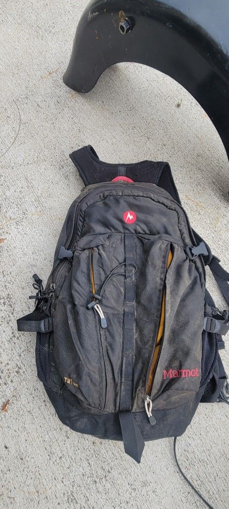Marmot Talus 36 Biospan Rigid Padded Backpack Black/Yellow