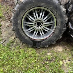 48s on 24 Chevrolet/Ford Universal. Have 2 Inch Spacers for them. 