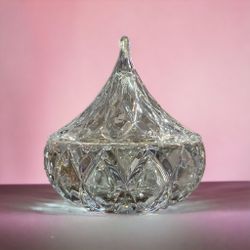 Hershey’s Kiss crystal Candy Or Trinket Dish