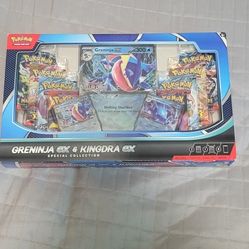 Greninja EX And Kingdra EX Special Collection Pokemon Box