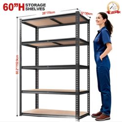 5 Tier Storage Shelves - 2000lbs Capacity *New In Box - Sealed*