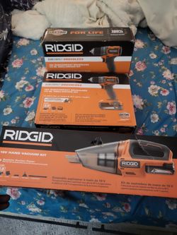 RIDGID 18V 3 pieces