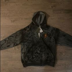 Balenciaga Graffiti print zip up Size L