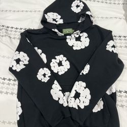 Denim Tears Hoodie Fully Cotton. The Flower Has Puff Size Small 1:1