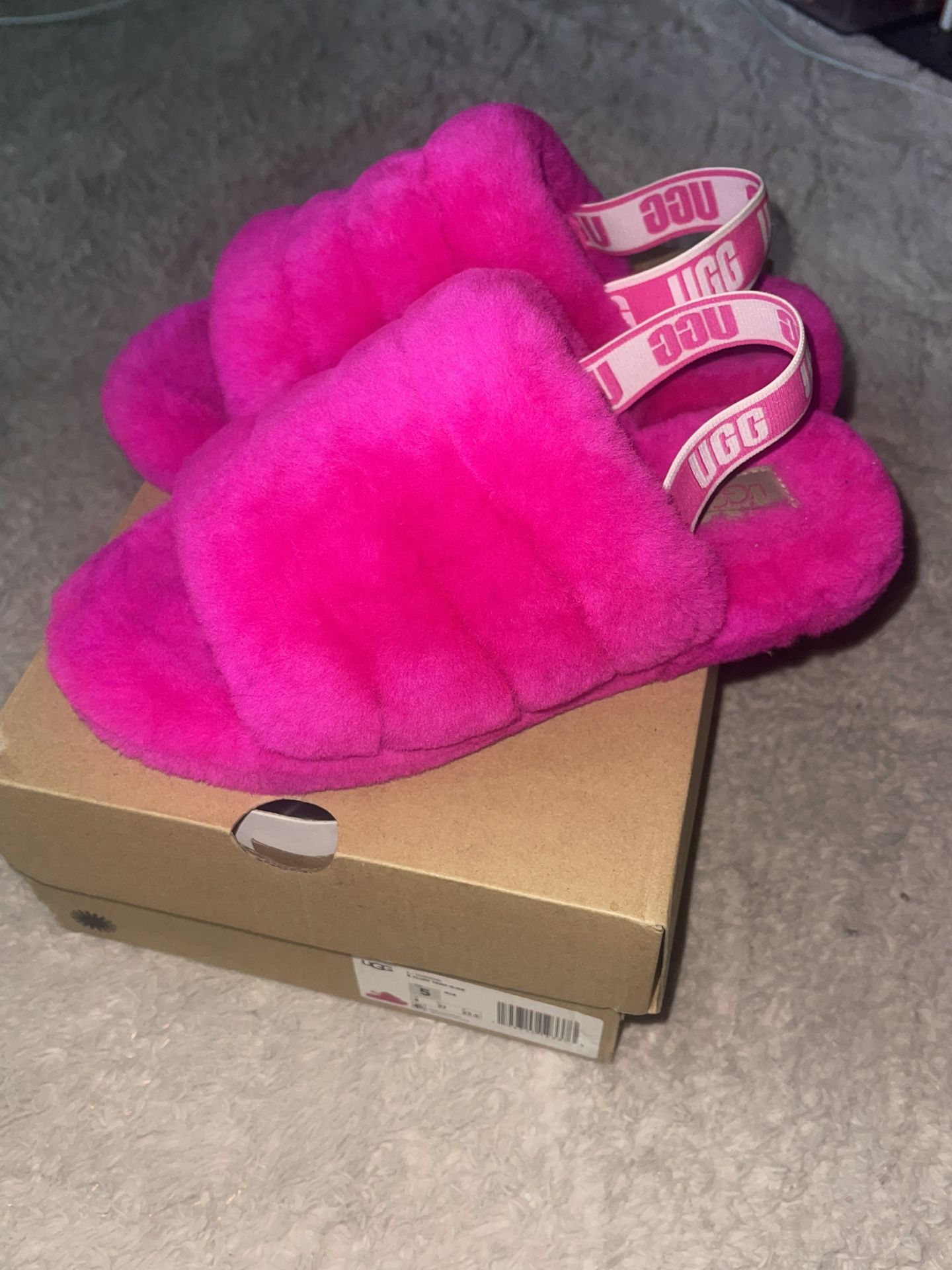 Pink Ugg Slides