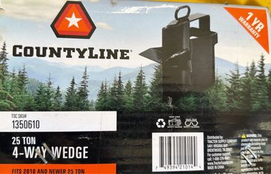25 ton 4-way wood splitting wedge