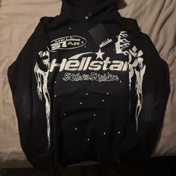 Hellstar Vintage Black Racer Hoodie