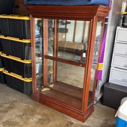 Wood And Glass Cabinet