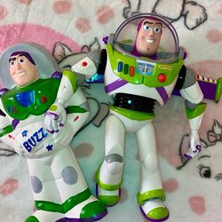 Toy story buzz lightyear toy and coin bank