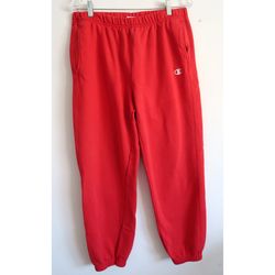 Champion Red Sweatpants - Size Large