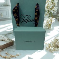 Tiffany 2 Piece Empty  Gift Box And Bag. Tiffany Blue 