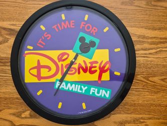 Disney Family Fun clock