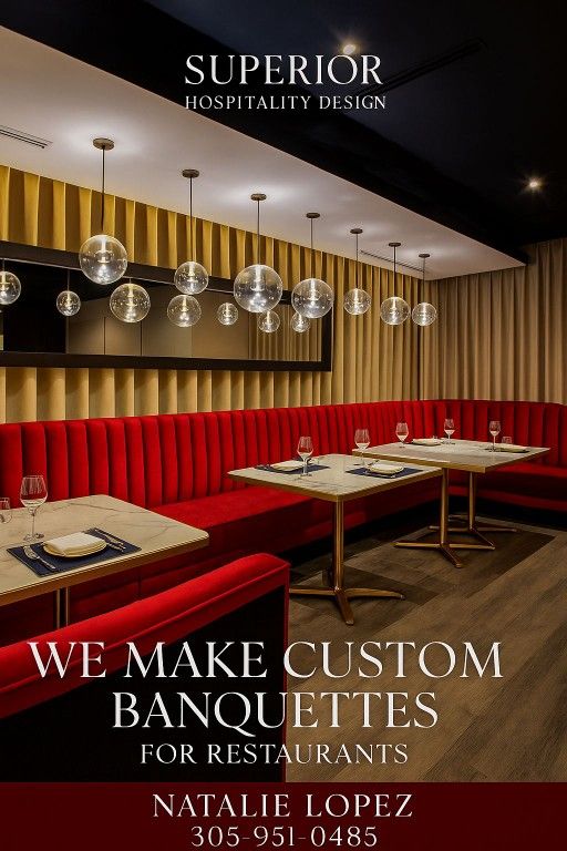 Custom Restaurant Banquettes – Made to Order in Any Size & Color